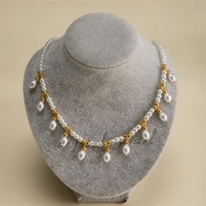 Splendida COLLANA DI PERLE BIANCHE NATURALI 18" AAA+ mare del sud 14K - Foto 1 di 4