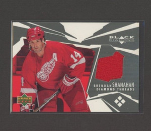 2003-04 Upper Deck Black Diamond Threads Jersey #DTBS Brendan Shanahan