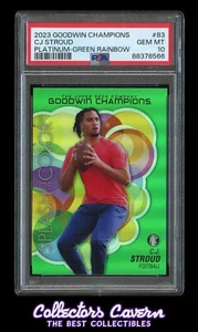 2023 Goodwin Champions Platinum Green Rainbow #83 CJ Stroud PSA 10 (GEM MINT) RC - Picture 1 of 2