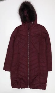 Regatta Women's Red Long Puffer Jacket Size 12 - Picture 1 of 12