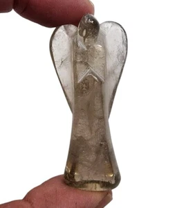 Smoky Quartz Polished Crystal Angel 20.1 grams. - Picture 1 of 2
