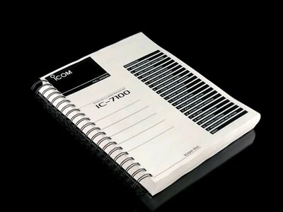 Icom IC-7100 FULL Instruction Manual 387 Pages Coil Bound User Guide - Image 1 of 3