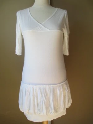 TBE ! Superbe  ROBE Tunique Blanche COP COPINE "Glad"  Taille 3....38 - Photo 1/4