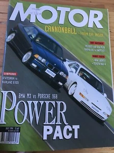 Motor Car magazine JULY 1994 M3 968 S16 Ti GLXi 306 RT CSI 911 A8 740i  S420 911 - Foto 1 di 4