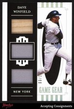 2021 National Treasures Game Gear Holo Silver Dave Winfield JERSEY BAT RELIC /10