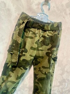 Camo Vintage Cargo Children's Pants Size 4-5 Y2K - Picture 1 of 5