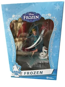 Rare Disney FROZEN ELSA & OLAF BEAST KINGDOM D-Select 005 Beast Kingdom - Picture 1 of 3