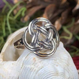 Celtic Ring Irish Scottish Pagan Wiccan Ireland Scotland Ladies Gift 925 - Picture 1 of 9