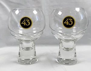 2 copas de cóctel Licor 43 nuevas base en relieve 10 oz - Imagen 1 de 3