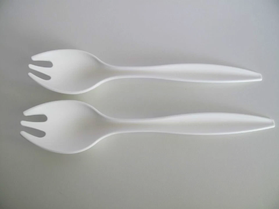 Tupperware Posate Insalata Linea Prisma Allegra  Bianche - Immagine 1 di 1