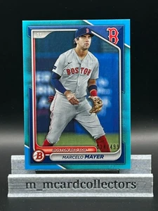 MARCELO MAYER 2024 Bowman Prospects #BP-44 Sky Blue Parallel /499 Boston Red Sox - Picture 1 of 3