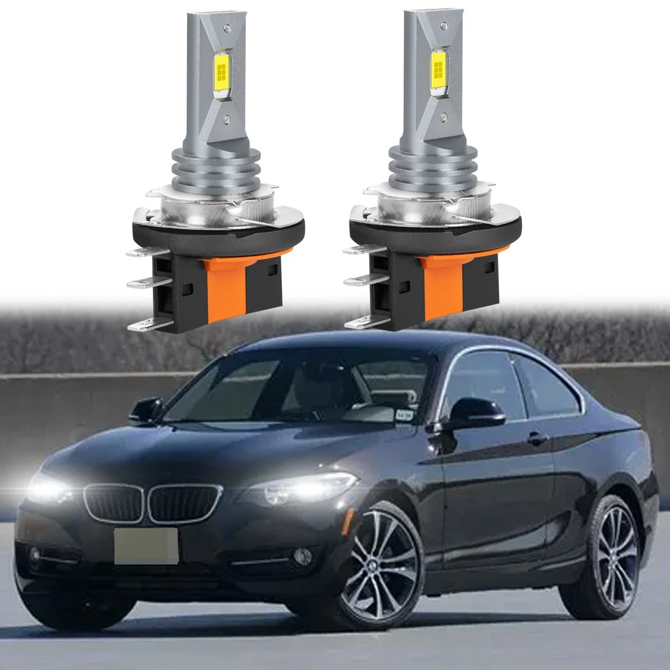 H15 Bombillas de faros LED haz alto para BMW 228i xDrive 2015 para Mercedes Benz Foto 1 de 4