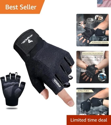 Тренировочные перчатки для мужчин и женщин — дышащие, подходят для тяжелой атлетики - Изображение 1 из 4