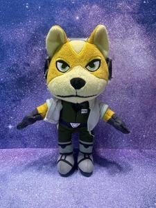 World of Nintendo Fox McCloud Star Fox Peluche Jakks Pacific Figura Imbottita 2015 - Foto 1 di 5