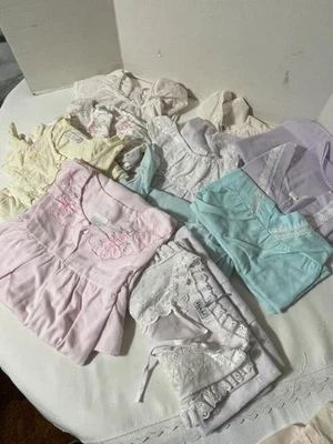 Lote Camisones Vintage Femenino Encaje Algodón, Nylon, Franela Verano Foto 1 de 4