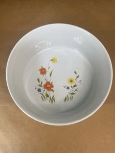 Andrea By Sadek Cookware Country Flowers Oven To Table Casserole Dish Vintage - Picture 1 of 6