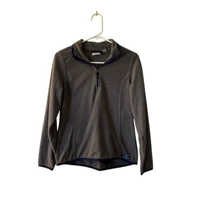L.L. bean Women’s Fleece Quarter Zip Pullover Recycled Polyester Size Small - Image 1 of 4