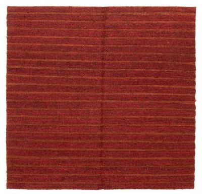 Traditional Vintage Hand Woven Oriental Carpet 6'4" x 6'7" Wool Kilim Area Rug - Image 1 of 4