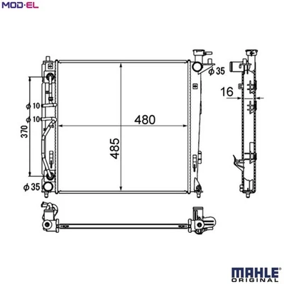 RADIATOR ENGINE COOLING CR 1892 000S FOR HYUNDAI ix35/SUV TUCSON/IX35/II  KIA - Image 1 of 4