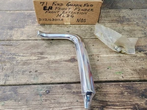 NOS OEM Ford 1971 Galaxie 500 LTD LH Front Fender Extension Molding Trim - Picture 1 of 14