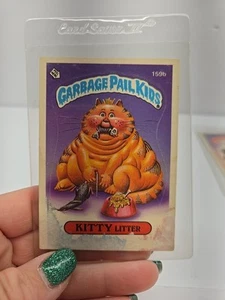 1986 TOPPS GARBAGE PAIL KIDS KITTY LITTER STICKER CARD 159b ** - Picture 1 of 2