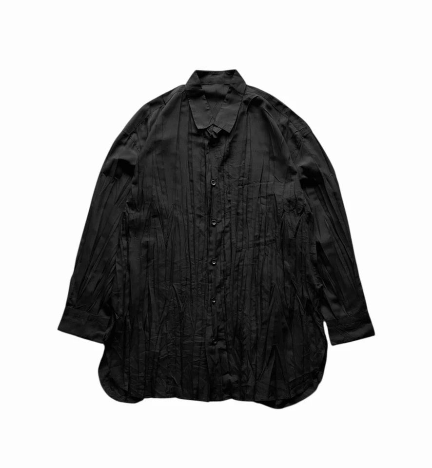 Camisa ISSEY MIYAKE Vintage Plisada Please Hecha en Japón Foto 1 de 4