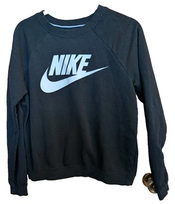Sudadera Nike Sportswear Rally Crew negra para mujer talla S ropa de descanso deportiva  Foto 1 de 4