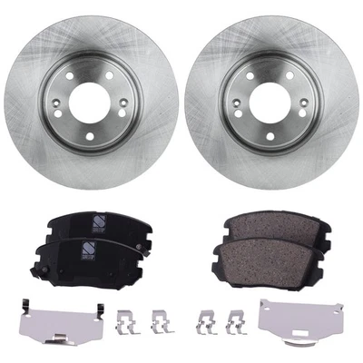 Kit de rotores y pastillas de disco de freno delantero para Hyundai Azera 2006 2007 2008 2009-2011 Foto 1 de 4