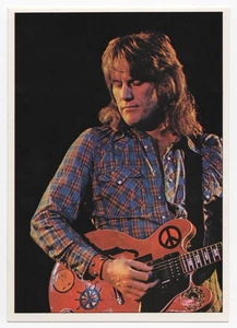 Alvin Lee Card Panini Pop Stars Sticker 1975 Mini-Poster Vintage Rock #70 - Picture 1 of 2
