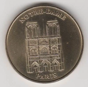 A 2004 B TOKEN MEDAILLE SOUVENIR MDP -- 75 004 N°3 CATHEDRALE NOTRE-DAME PARIS - Picture 1 of 2