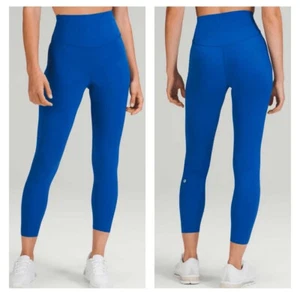 New NWT Lululemon Base Pace Leggings 14 HR 25 Womens Symphony Blue Bright Run - Picture 1 of 6
