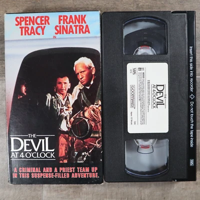 The Devil At 4 O'Clock VHS 1988 Spencer Tracy Frank Sinatra Kerwin Mathews - Image 1 of 4
