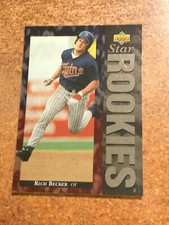 1994 Upper Deck Baseball # 4 Rich Becker Star Rookie RC