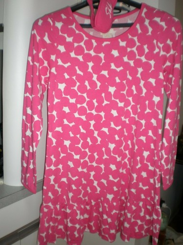 NUOVO pigiama Kate SPADE pigiama DORM vestito rosa taglia M e maschera per dormire abbinata