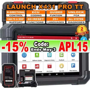 LAUNCH X431 PRO TT V + Bidirectional Key Coding OBD2 Scanner Car Diagnostic Tool - Picture 1 of 16