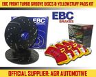 EBC FRONT GD DISCS YELLOWSTUFF PADS 284mm FOR FIAT COUPE 2.0 16V TURBO 1995-97