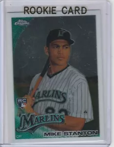 Giancarlo Stanton ROOKIE CARD Mike Baseball Marlins 2010 Topps Chrome $$ RC! - Bild 1 von 2
