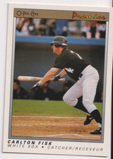 1991 O-Pee-Chee Premier #45 Carlton Fisk Chicago White Sox HOF