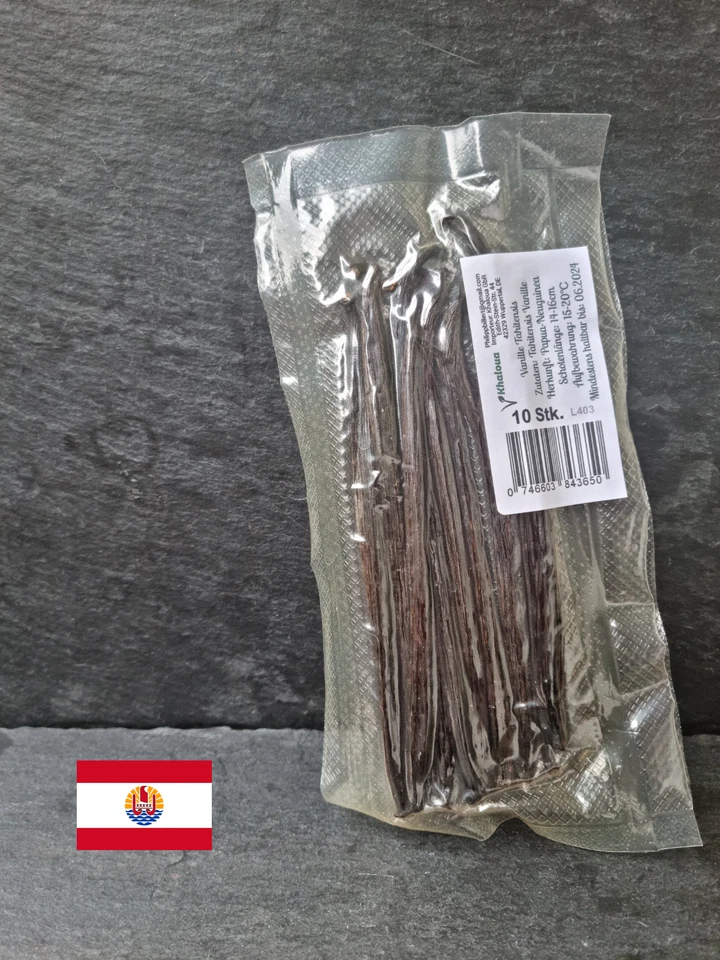 10 (30g) Vanilla Tahitian Tahitensis 14-16cm Grade A - Image 1 of 1