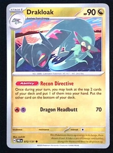 Drakloak 72/131 - Pokemon Prismatic Evolutions - NM - Picture 1 of 1