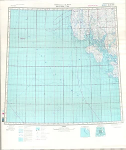 Mapa topográfico militar soviético ruso - BELUSHYA GUBA (Rusia) 1:500K, ed. 1987 - Imagen 1 de 3