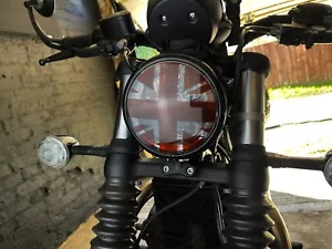 Union Jack Scheinwerfer Aufkleber Decal Zubehör für Triumph Bobber - Rootbeer - Bild 1 von 5