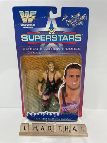 RARE WWE WWF SuperStars Series 2 II OWEN HART JAKKS Pacific 1996 Action Figure Cover