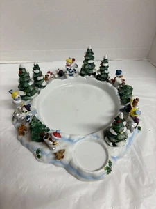 Candelabro Partylite Snowmen & Friends aprox 6" **LEER*** - Imagen 1 de 9