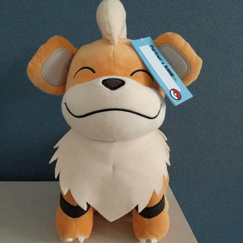 Pokemon Hello Partner Plush Growlithe Pocket Monsters Banpresto Prize from Japan Cover