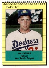 1991 Vero Beach Dodgers ProCards #771 Tim Patrick