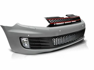 Pare-chocs avant complet de Style GTI avec phares antibrouillard pour VW GOLF 6 - Imagen 1 de 6