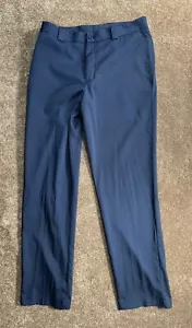 Pantalone golf uomo Slazenger 32x32 blu navy tasche cintura elasticizzato golf - Foto 1 di 7