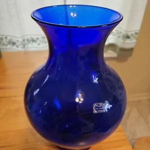 Laura Glass Works Made In Italy Vase. 11in. - Picture 1 of 4