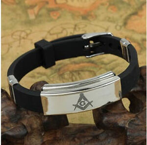 Free Mason Bracelet - Freemasonry Comfort Wristband - Freemasons Masonic Jewelry